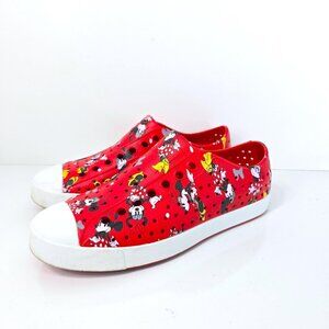 NAtive X Disney Minnie Mouse Red Jefferson Waterproof Slip ON Shoes